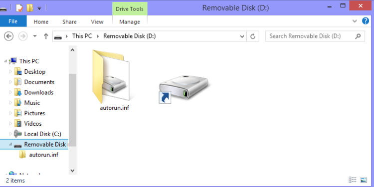 How to remove autorun.inf virus without anti-virus