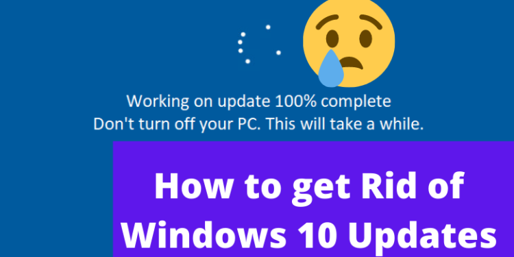 How to get rid of Windows 10 update message